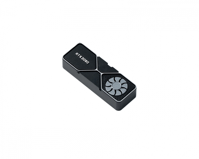 Keychron Graphics Card Aluminum Alloy Artisan Keycap - Schwarz