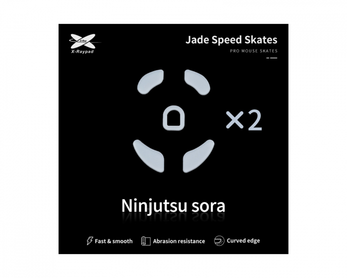 X-raypad Jade Mouse Skates für Ninjutso Sora