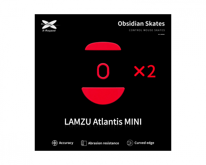 X-raypad Obsidian Mouse Skates für Lamzu Atlantis Mini