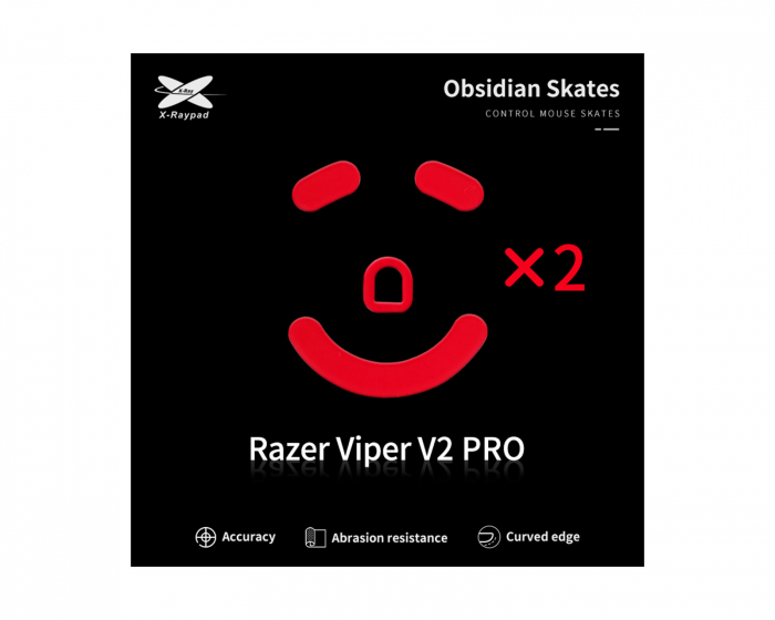 X-raypad Obsidian Mouse Skates für Razer Viper V2 PRO