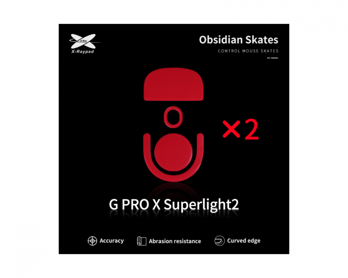 X-raypad Obsidian Mouse Skates für Logitech G Pro X Superlight 2
