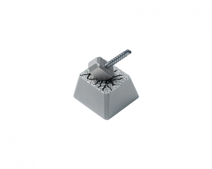 Keychron Hammer Aluminum Alloy Artisan Keycap - Silber