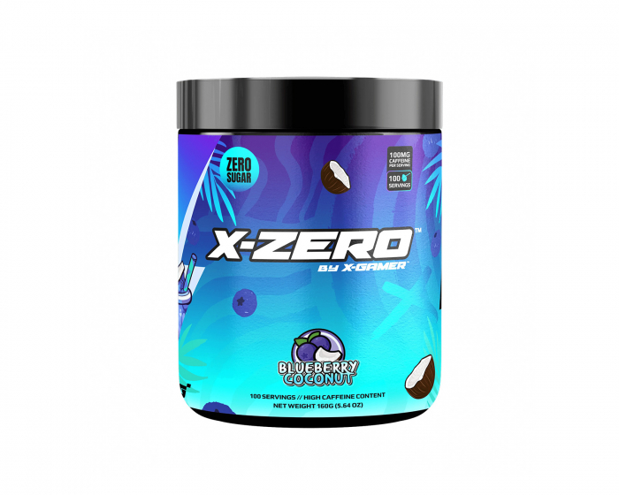 X-Gamer X-Zero Blueberry & Coconut - 100 Portionen