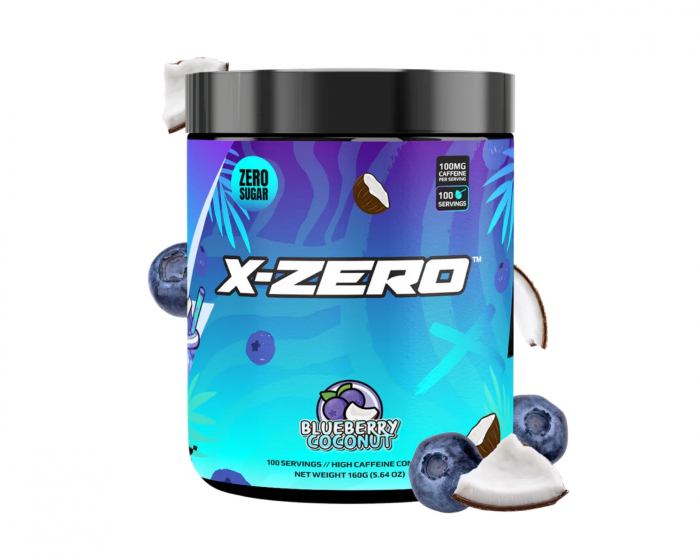 X-Gamer X-Zero Blueberry & Coconut - 100 Portionen