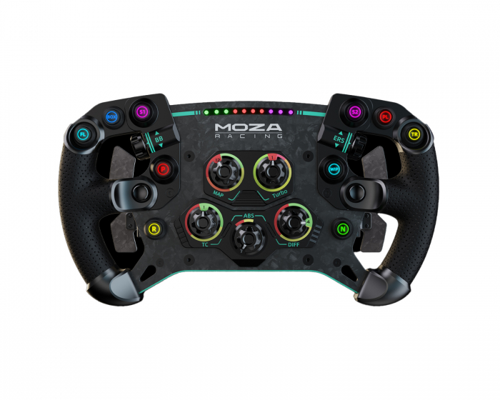 Moza Racing GS V2P Microfiber Leather GT Steering Wheel - 30cm Lenkrad für Rennsport