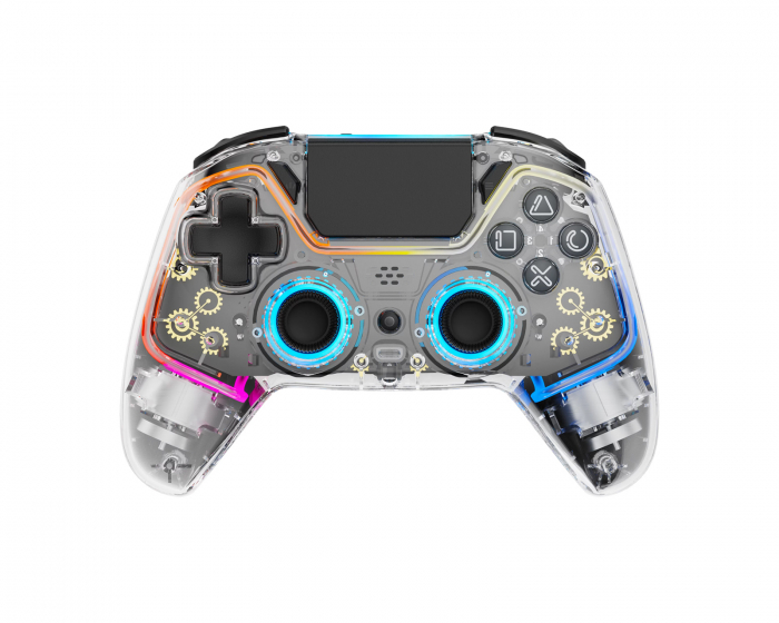 Deltaco Gaming Transparent Kabelloser Controller (PS4/PC)