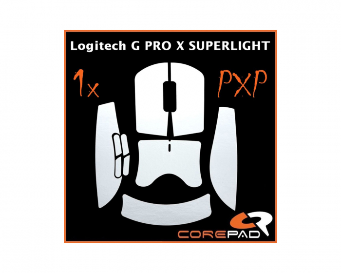 Corepad PXP Grips für Logitech G Pro X Superlight 2 - White