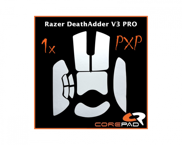 Corepad PXP Grips für Razer DeathAdder V3 Pro - White