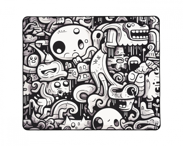 LaOnda Rizz - Gaming-Mousepad - SQ - Mid - Doodles - NachoCustomz Edition