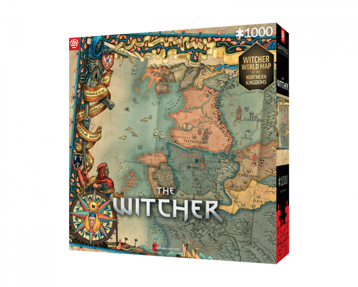 Good Loot Gaming Puzzle - The Witcher 3 The Northern Kingdoms Puzzle 1000 Teile