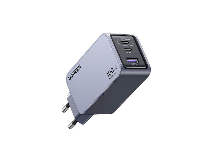UGREEN Nexode Pro 100W 3-Port GaN Ladegerät mit 100W USB-C Kabel
