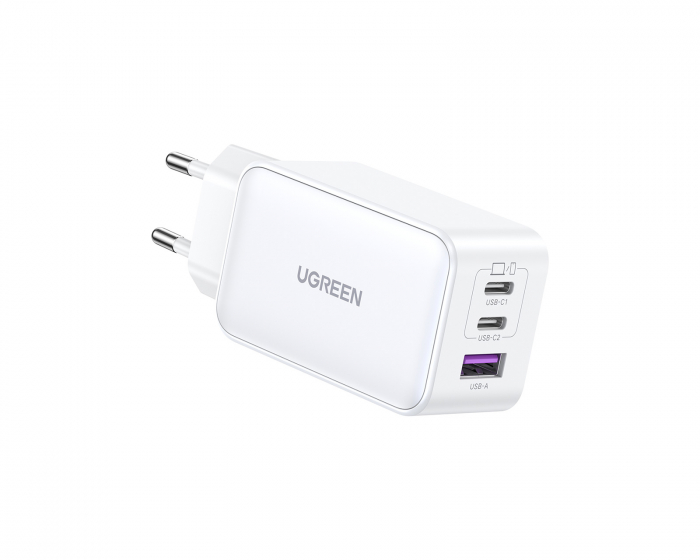 UGREEN Nexode 65W 3-Port PD GaN Ladegerät - Weiß