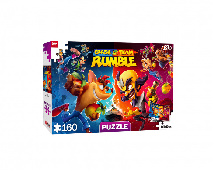 Good Loot Kids Puzzle - Crash Rumble Heroes Kinderpuzzle 160 Teile