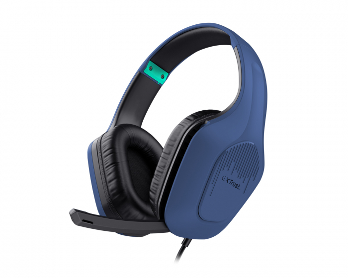Trust GXT 415B Zirox Gaming-Headset - Blau