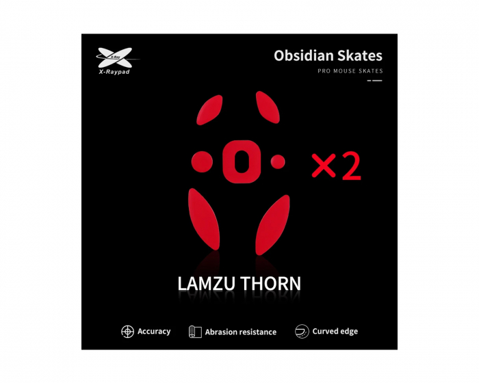 X-raypad Obsidian Mouse Skates für Lamzu Thorn