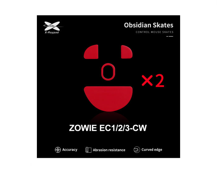 X-raypad Obsidian Mouse Skates für Zowie EC-CW