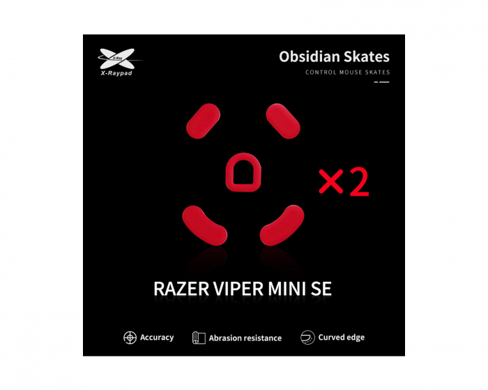 X-raypad Obsidian Mouse Skates für Viper Mini SE