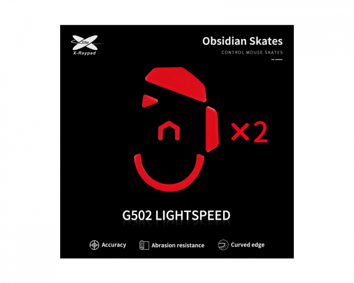 X-raypad Obsidian Mouse Skates für Logitech G502 Lightspeed