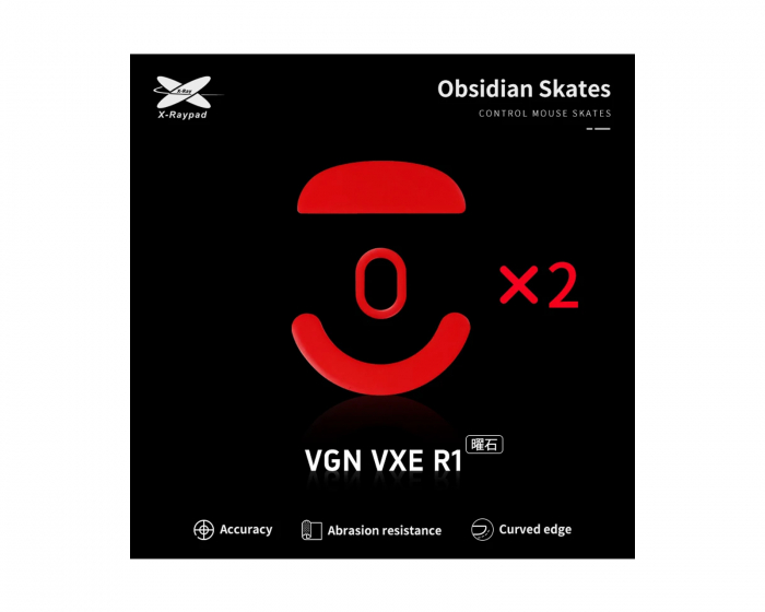 X-raypad Obsidian Mouse Skates für VGN/VXE Dragonfly R1