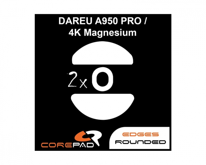 Corepad Skatez PRO für Dareu A950 PRO/A950 PRO 4K/A950 PRO 4K Magnesium
