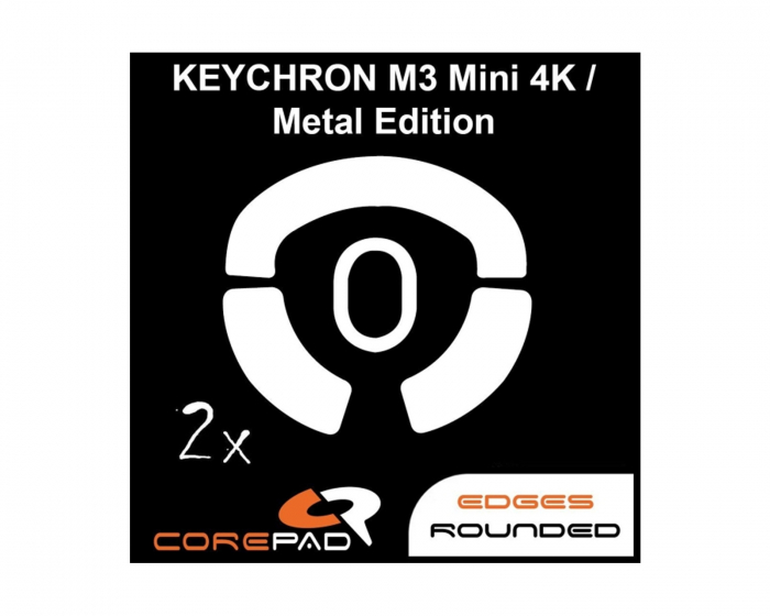Corepad Skatez PRO für Keychron M3 Mini/Mini 4K/Mini 4K Wireless Metal-Edition