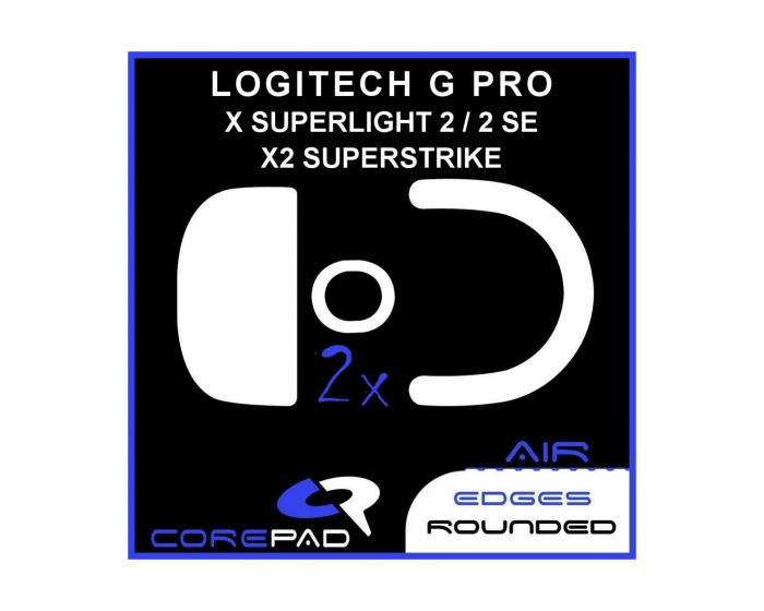 Corepad Skatez AIR für Logitech G PRO X SUPERLIGHT 2 / 2 SE & X2 SUPERSTRIKE