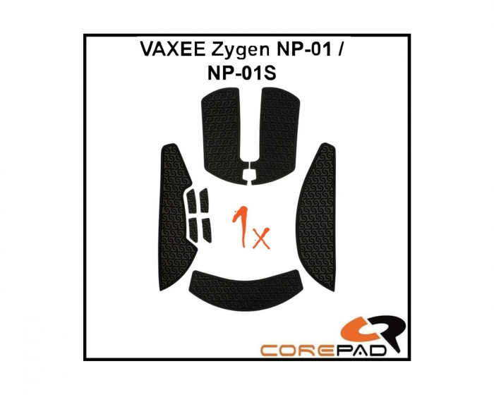 Corepad Soft Grips für Vaxee NP-01/NP-01s - Schwarz