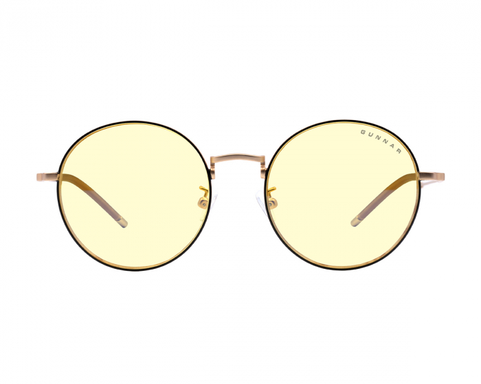 Gunnar Optiks Ellipse - Schwarz/Gold - Amber
