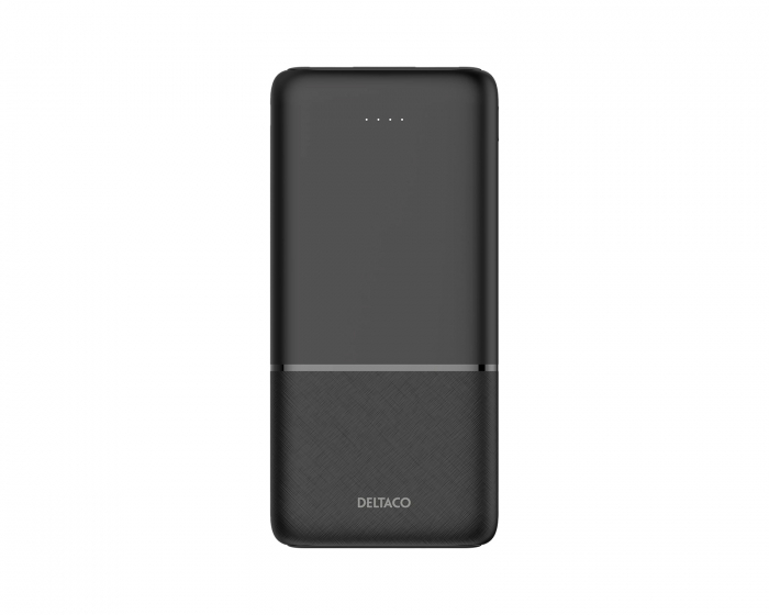 Deltaco 10.000 mAh Powerbank - Schwarz