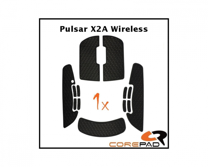 Corepad Soft Grips für Pulsar X2A Wireless - Schwarz