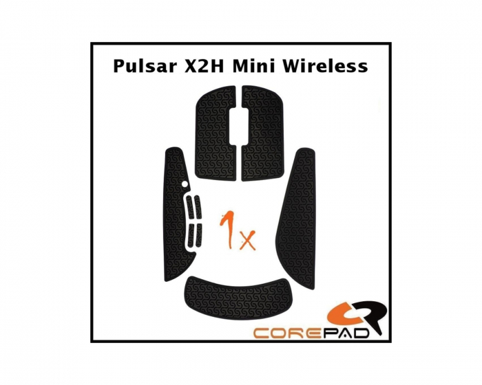 Corepad Soft Grips für Pulsar X2H Mini Wireless - Schwarz