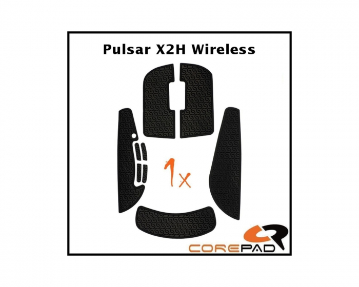 Corepad Soft Grips für Pulsar X2H Wireless - Schwarz