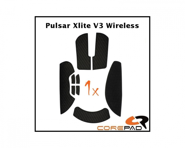 Corepad Soft Grips für Pulsar Xlite V3 Wireless - Schwarz
