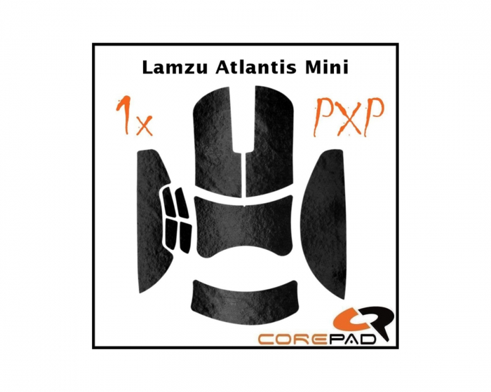 Corepad PXP Grips für Lamzu Atlantis Mini - Schwarz