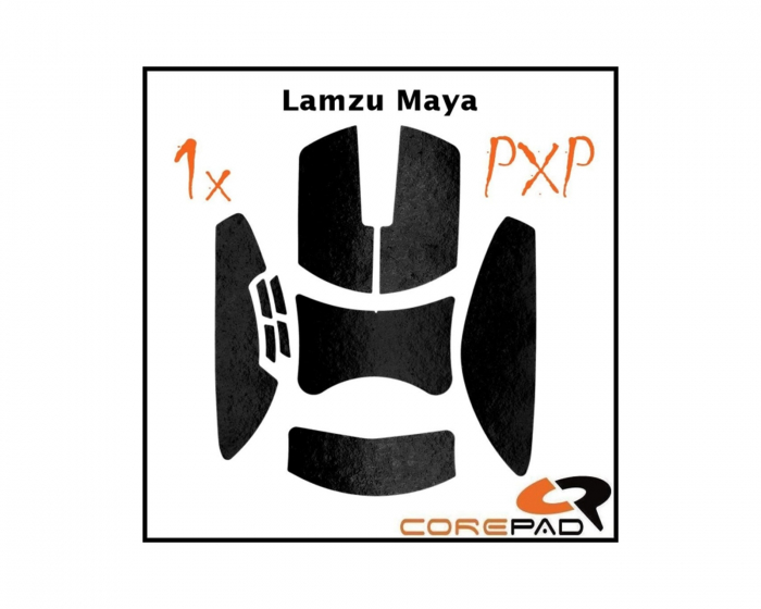 Corepad PXP Grips für Lamzu Maya - Schwarz