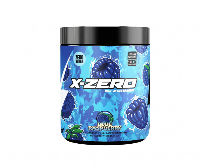 X-Gamer X-Zero Blueraspberry - 100 Portionen