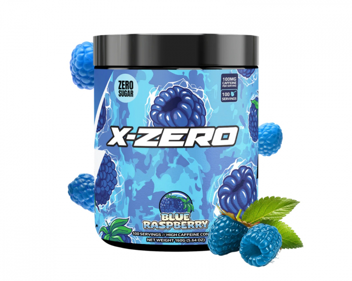 X-Gamer X-Zero Blueraspberry - 100 Portionen