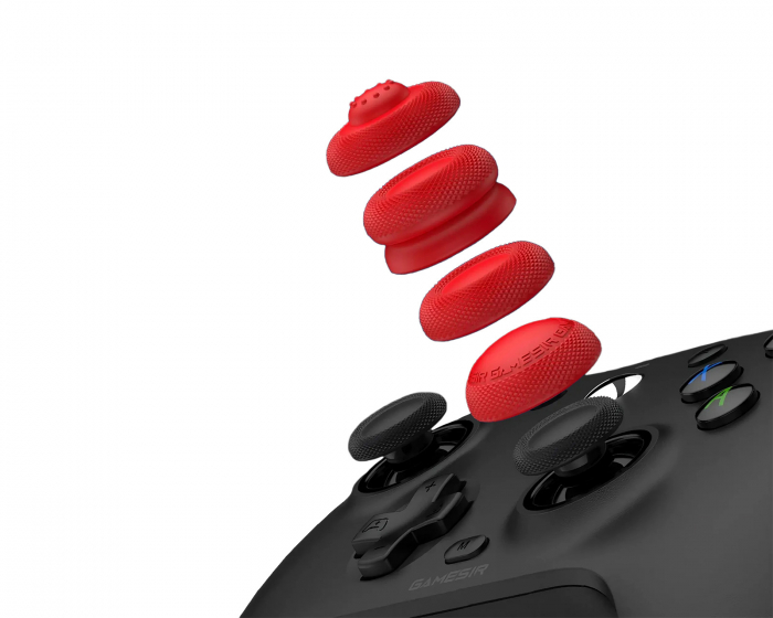 GameSir Joystick Thumb Grips für GameSir/Xbox/Playstation/Switch Pro Controllers - Rot
