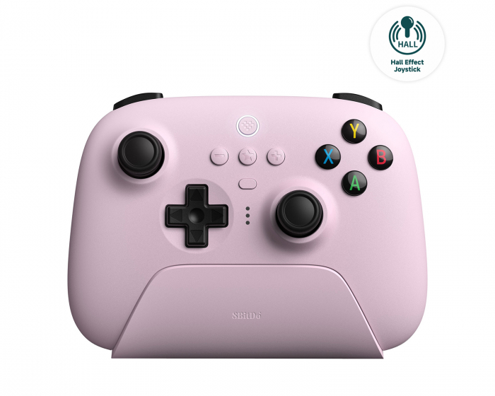 8Bitdo Ultimate 2.4G Wireless Controller Hall Effect Edition - Rosa