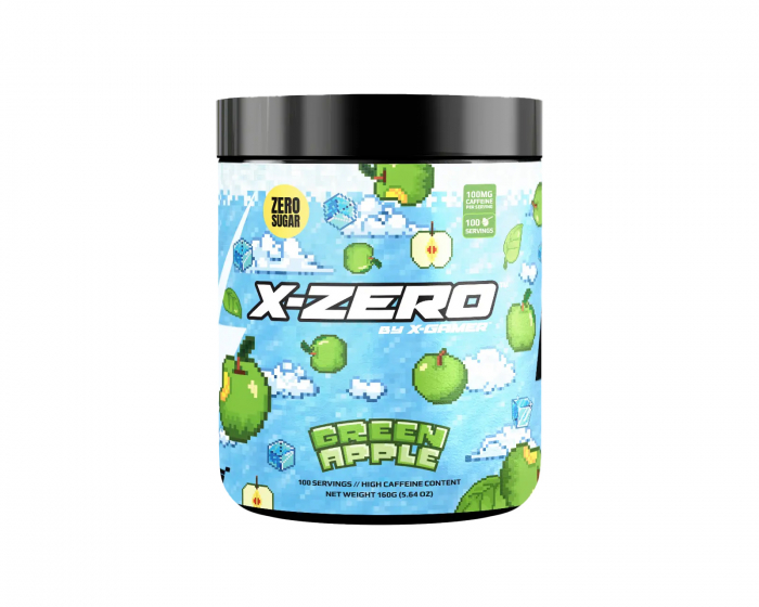 X-Gamer X-Zero Green Apple - 100 Portionen
