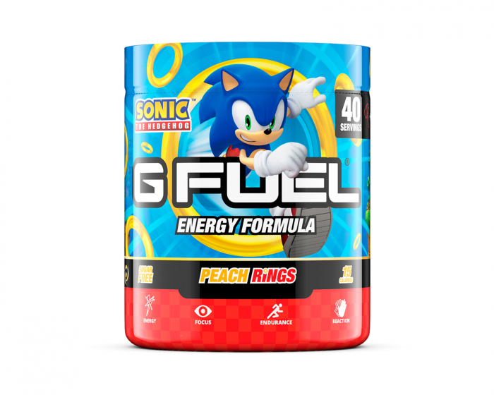 G FUEL Sonic Peach Rings - 40 Portionen