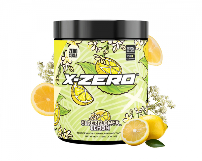 X-Gamer X-Zero Elderflower Lemon - 100 Portionen