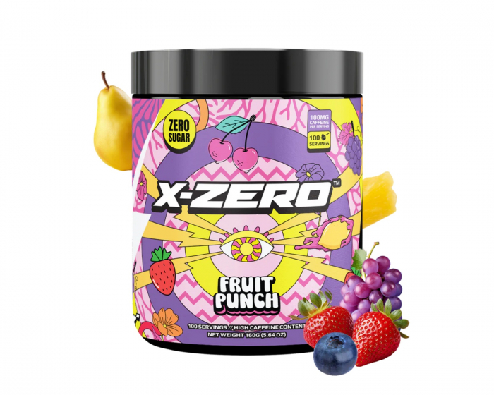 X-Gamer X-Zero Fruit Punch - 100 Portionen