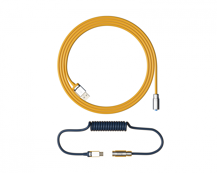 Akko Custom Coiled Aviator USB-C Cable V2 - Macaw