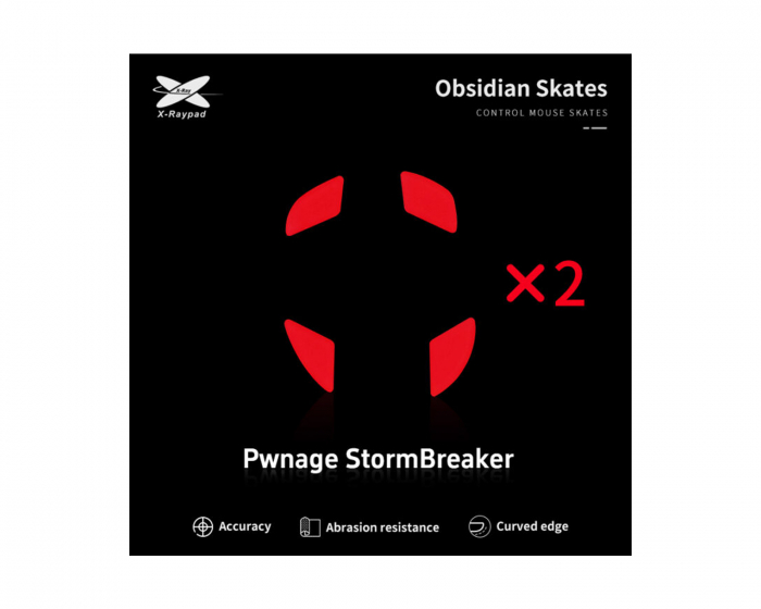 X-raypad Obsidian Mouse Skates für Pwnage StormBreaker