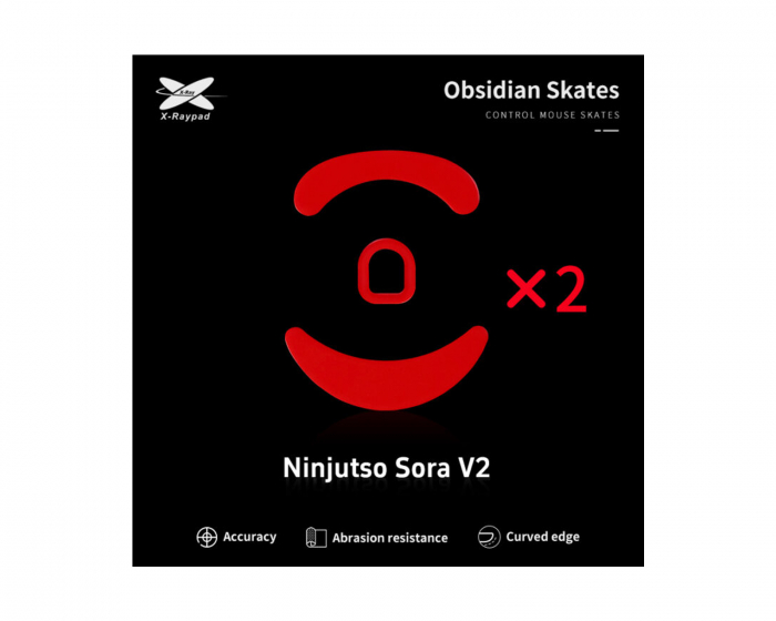 X-raypad Obsidian Mouse Skates für Ninjutso Sora V2
