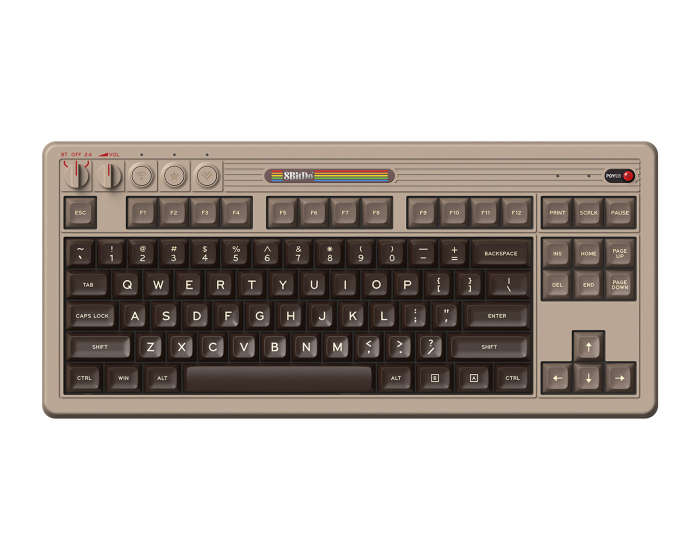 8Bitdo Retro Mechanical Keyboard - Kabellose Tastatur ANSI - C64 Edition