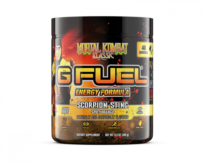 G FUEL Scorpion Sting Klassic Mortal Kombat - 40 Portionen