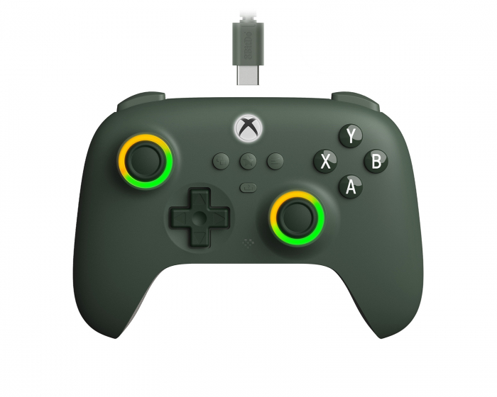 8Bitdo Ultimate C Wired Controller Xbox Hall Effect Edition - Dunkelgrün