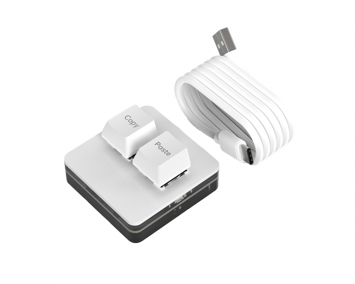 MaxMount 2-Key RGB Mini-Mechanische Keypad - Weiß